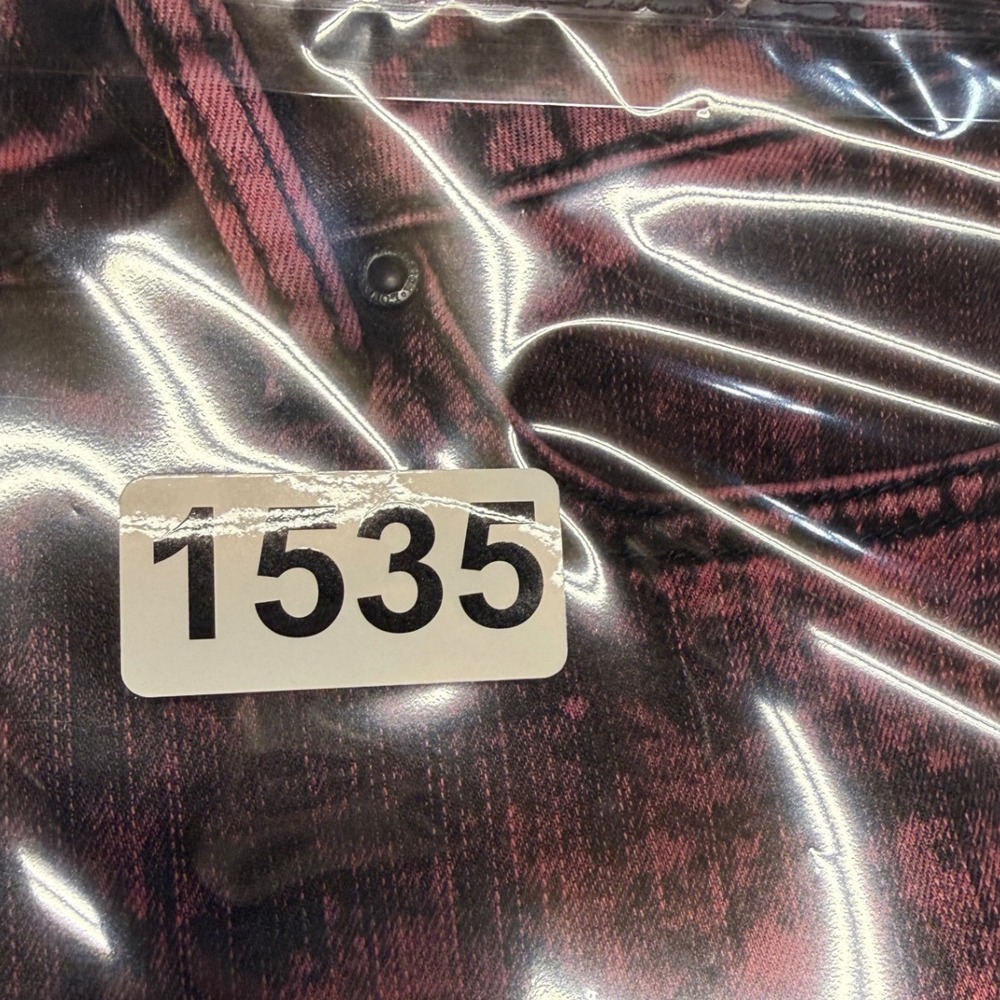 Lovesick Acid Wash Skinny Jeans Maroon Black Skull Rivet Y2K Grunge Jr Women 9 - Picture 11 of 11